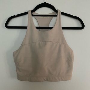 OUTDOOR VOICES NUDE LIGHT PINK BRA TOP